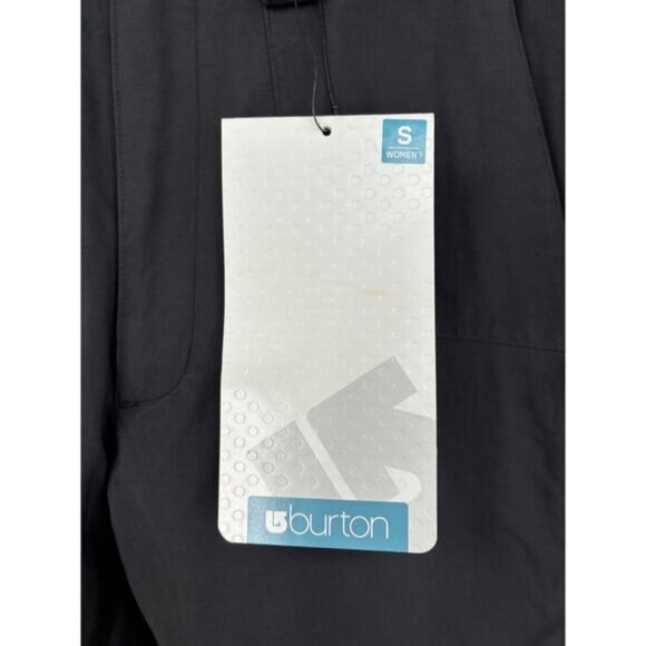 Burton Pants Womens Small Stakeout Cargo Snowboard True Black Waterproof NWT - Picture 3 of 10